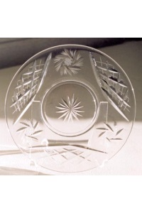 Pinwheel sherbet plate